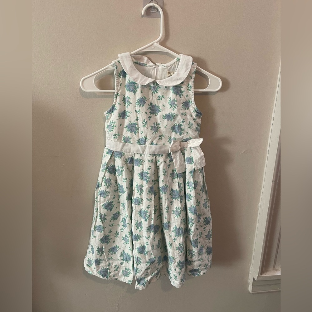 NWT Hope & Henry Girl’s Floral Sleeveless Dress -  Size 7